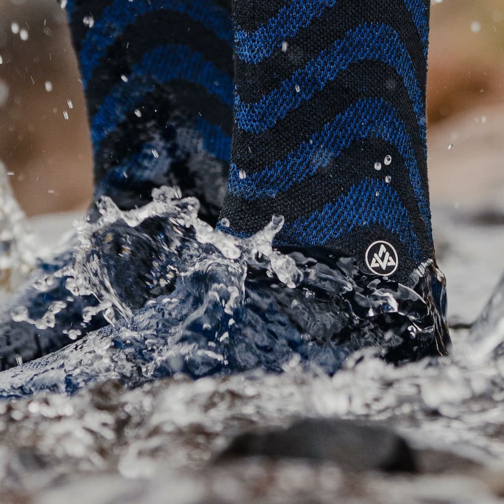 chaussette impermeable etanche waterproof dans l'eau